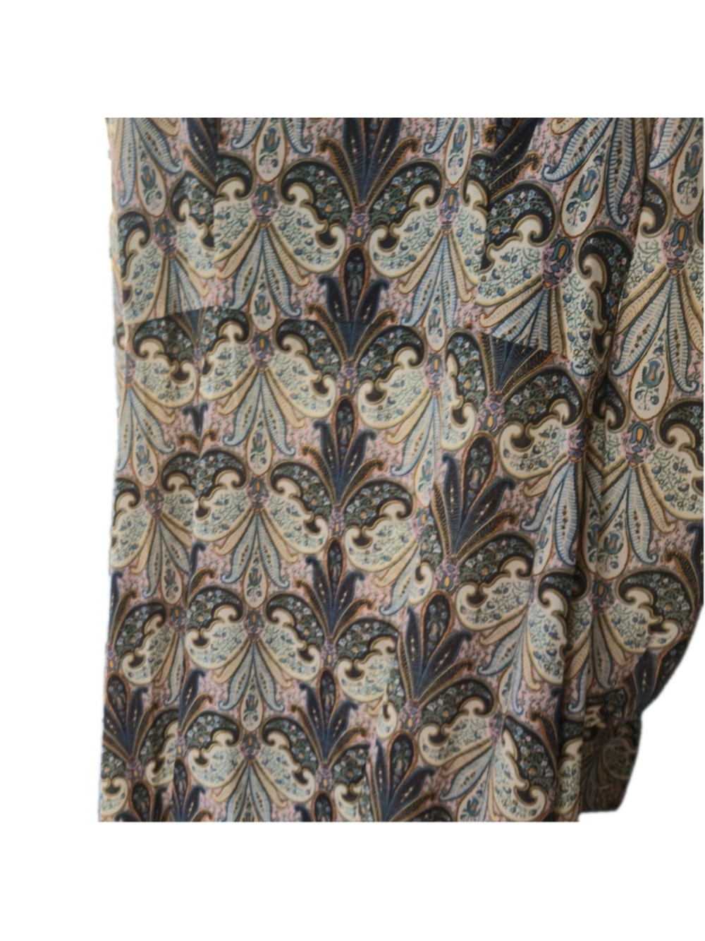 NWT ETRO Paisley Print Ruffle Maxi Dress Size IT 42 US 6 Style 1529895 - Picture 12 of 14